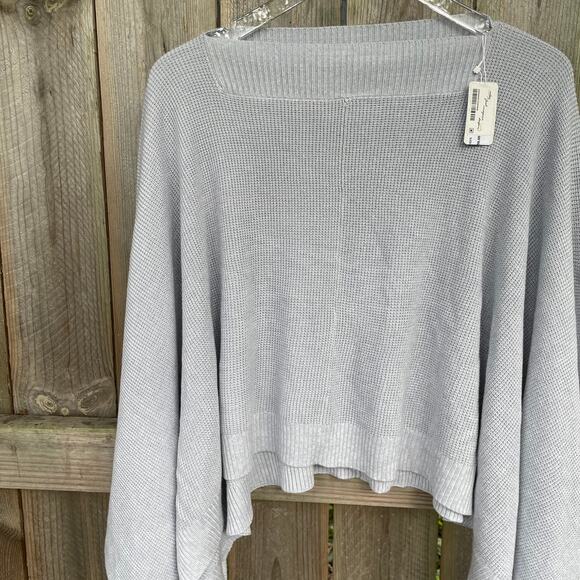 Lululemon Cape Forward Flow Knit Soft Gray One Size Athleisure Yoga Versatile OS - Picture 5 of 10